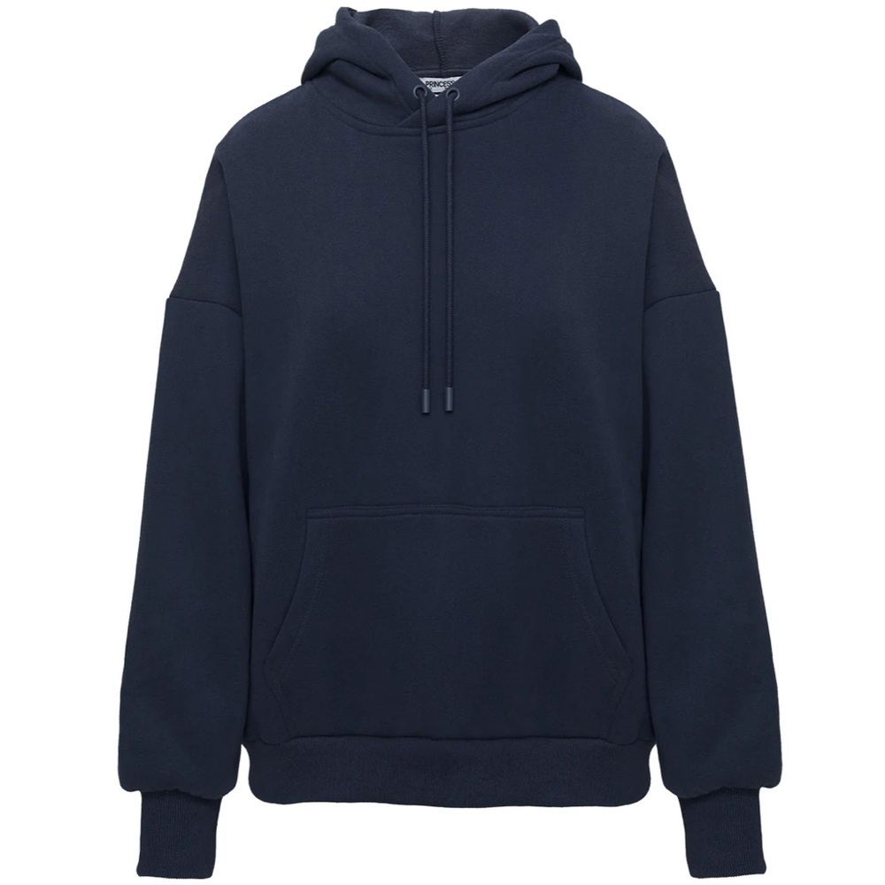 Princess Polly Dream Fleece Classic Hoodie Navy Slate blue Hoodie